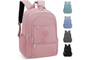 KTUEOV Mochilas Escolares, Mochila Escolar Adolescente Universitarias Portatil Compartimentos Mochilas Colegio Impermeable Ligera Mochila Instituto de Nylon Casual Backpack para Escolar Viaje Trabajo