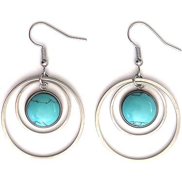 Onefeart Orecchini Donna A Cerchio In Acciaio Inossidabile – 8mm – Tonalità Oro – Gioielli Regalo