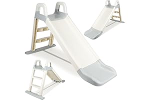 ‎COIL COIL Outdoor Rutsche für Garten und Indoor - Kinderrutsche Ab 2 Jahre, Freistehende Gartenrutsche für Spielplatz