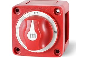 Osznmmg 300 Amp Battery Switch,Battery Switch 12-48V Battery Disconnect Main Power Cutoff On/Off,Marine Main Circuit Breaker,Car Circuit Breaker,Yacht Circuit Breaker