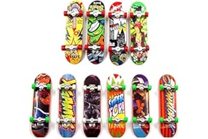 Sipobuy Mini Skateboard Toy Deck Truck Finger Board Skate Park Boy Kid Children Gift Random 6pcs