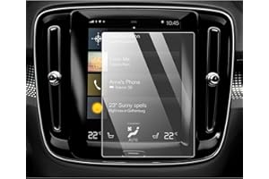 BIXUAN 8,7 pulgadas Protector de pantalla para Volvo XC40 XC60 XC90 2018-2022 GPS de Navegación transparente 9H Vidrio templado Protección antihuellas dactilares