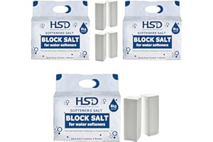 HSD HIMALAYAN SALT DIRECT Block salt for water softeners, original pure food quality salt, softening salt block best for laundry kitchen dishwashing industrial & hotel use water softener salt block (3)
