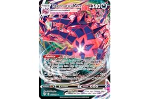 Friki Monkey Carte Pokémon géante Éthernatos VMAX SWSH045 Version anglaise