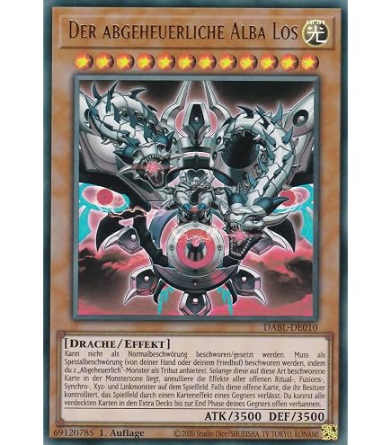 Yu-Gi-Oh! Karte Ghoti-Zorn – DABL-DE091, Super Rare, Deutsch, 1. Auflage, Inkl. Ultrapro Toploader