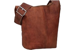 Gusti Josephine Sac à bandoulière en cuir vintage pour femme Marron