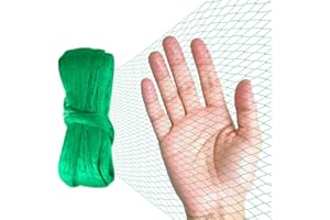 CHYAYA Garden Netting for Plant Veg Fruit Patch Grass Seeds Protection, Pond Netting Cover, Cat and Bird Proof Garden Net, Versatile Fine Mesh Garden, Garden Fence Netting, Garden Accessories (4m x 10m)