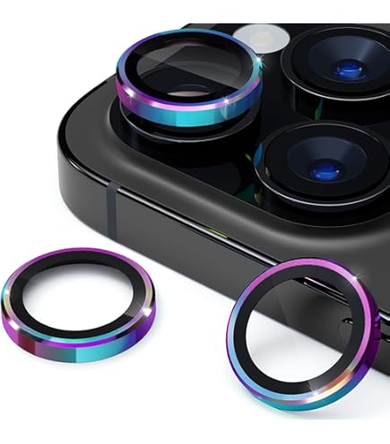 Diruite 2 Pieces Lens Protectors For IPhone 15 Pro/15 Pro Max Camera