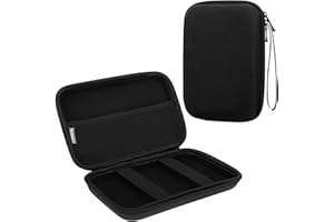 ‎MOKO MoKo GPS Navi Tasche Hülle, Universal 7 Zoll Hartschalenetui Case für 7" Navigationsgeräte Garmin, Becker, Tomtom, Magellan mit 7" Bildschirm, Schwarz