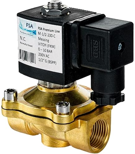 DN20 Magnetventil 12V DC | G3/4 Gewinde | Normalerweise Geschlossen | Für Waschmaschinen