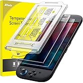 JETech Screen Protector for Nintendo Switch 2, Pack of 2 | Automatic Installation Alignment, 9H Tempered Glass, HD Transparen