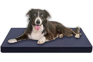 MyBestBuddy Hundekissen Premium orthopädisch mit 3 cm Vollschaum-Kern grau 90x70 cm XL, Hundematte mit Stoffbezug, 40°C waschbar, allergikerfreundlich - Hundebett für große Hunde, 90 x 70 cm