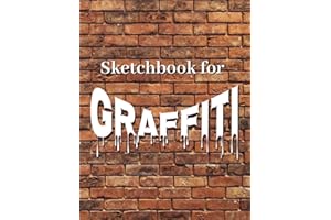 Graffiti Sketchbook: Notebook with Brick, Stone Wall and Blank Backgrounds for Creative Street Art and Sketching - 8.5x11 in, 120 Pages: Perfect for ... Pad for Drawing, Painting, and Doodling