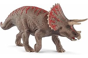 Schleich Dinosaurs 15000 - Figurine de Tricératops Réaliste - Figurine Dinosaure Authentique et Durable de l'ère Jurassique - Jouet Détaillé pour Garçons et Filles - Cadeau pour Enfants dès 4 Ans