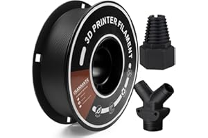 iSANMATE Carbon Fiber Filament PLA 1.75, Fibre de Carbone 3D Printing Filament 1kg Spool, Dimensional Accuracy +/- 0.02 mm, Filament Noir Avec 20% de Fibre de Carbone