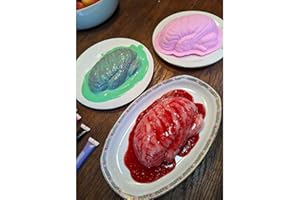 MASKWORLD Molde de silicona para hornear y pudin, diseño de cerebro, 450 ml, Halloween, carnaval y fiesta temática