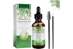 BIEYOC 60ml Olio di rosmarino per la crescita dei capelli e la cura della pelle, trattamento della perdita di capelli e della crescita dei capelli, stimola la crescita dei capelli,per uomini e donne