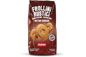 Farmo Frollini Rustici - 5 pezzi da 200 g, Senza glutine
