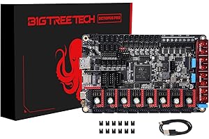 BIGTREETECH DIRECT BIGTREETECH Octopus Pro V1.1 H723 32bit Control Board 550MHz Support 8 Axis Stepper Motor Drivers TMC2209 Klipper/Marlin High-Speed/Voltage Printing Support Raspberry Pi Octprint Operating Systems