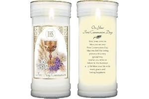 Widdle Celebrations Pillar Candle and Holder First Holy Communion Keepsake Gift 6908