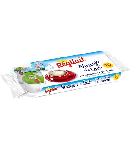 Lait Concentré Sucré RÉGILAIT - Tube De 300g, Lot De 6 Tubes, Idéal Pour Cuisine