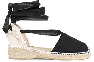 Pisamonas Espadrilles pour Femme et Enfant en Couleur Unie