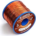 Emtel 0.455 mm (25 AWG) - 500 gr (1 LB) - 315 meters Magnet Wire - Enameled Copper Wire for Electrical Motor Transformer Magnetic Coil 220°C (428°F) Thermal Class - Double Insulated Winding Wire
