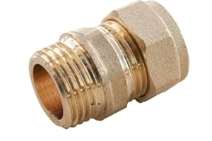 Plumb Pak PF11 15mm x 1/2-inch Male Compression Straight Coupler