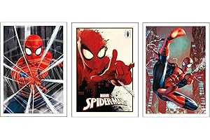 DKORARTE Set 3 Láminas A3 Decorativas Pared para Cuadros Decoración Salón Modernos, Dormitorios, Habitación, SIN Marco, Series y Películas Spiderman, (41 x 29,7 cm)