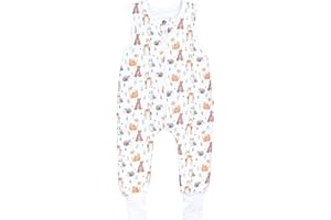 TupTam Baby Ganzjahresschlafsack mit Füßen - 2,5 TOG - OEKO-TEX - Unisex