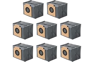 JYAILIFES 8 sztuk worków do odkurzacza X8 Pro, akcesoria do eufy Clean X8 Pro / X10 Pro Omni, duża pojemność, akcesoria