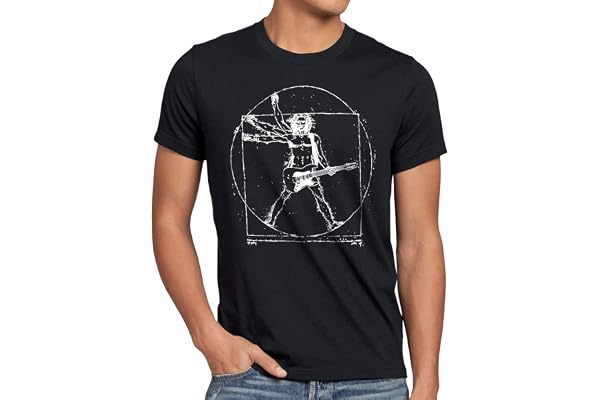 style3 Vinci Rock T-Shirt Homme Musique Festival Rock Tape