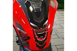 Resin Bike Aufkleber für Motorrad Kompatibel mit Yamaha Tracer 7 2021. Tankabdeckung vor Stößen und Kratzern. 3D-Harzklebstoff. Motorrad-Gadget – Stickers - Made in Italy