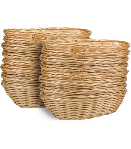 Utility Bamboo Storage Basket With Lid Hand Woven Organizer Box For Living Room