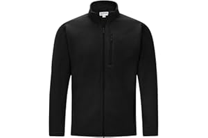 33,000ft Herren Fleecejacke Stehkragen Warm Jacke Männer Leichte Strickjacke Übergangsjacke Outdoor Sweatjacke für Wandern Laufen Freizeit