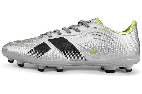 Nivia Ashtang 3.0 Football Studs for Men, TPU Fusion with 3D Embossing Upper, Dual Color High Shear TPU Sole, Ideal for Firm Ground Grass