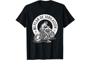 REGALOS BIKERS & MOTORISTAS PENSIONISTAS Regalo Motero Motociclismo Biker Mi Plan De Jubilación Moto Camiseta