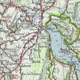 Image de Pack 2 cartes hier/aujourd'hui Genève - Annecy Michelin