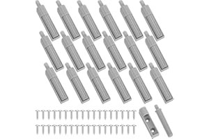 UPUPGO Softclose Nachrüsten, Drucktüröffner 18 Stück Türdämpfer Schrank, Abnehmbar Schranktür Dämpfer, Softclose Nachrüsten Weicher Gummikopf, Möbel Dämpfungspuffer für Küchenschrank Büro Schränke Türen