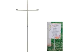 Thoughts of you Metal Graveside Memorial Card Holder Spike