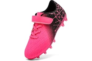 DimaiGlobal Chaussures de Football Garçon Fille Chaussures de Futsal Professionnelles avec Crampons Enfant Antidérapants pour l'entraînement Adolescents Chaussures de Sport