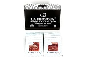 La Finojosa - Jambon Serrano Gran Reserva En Tranches - Lot de 20 Sachets de 100 G - Affinage Minimum de 24 Mois - Jambon - Arôme Intense - Jambon Doux, Légèrement Salé