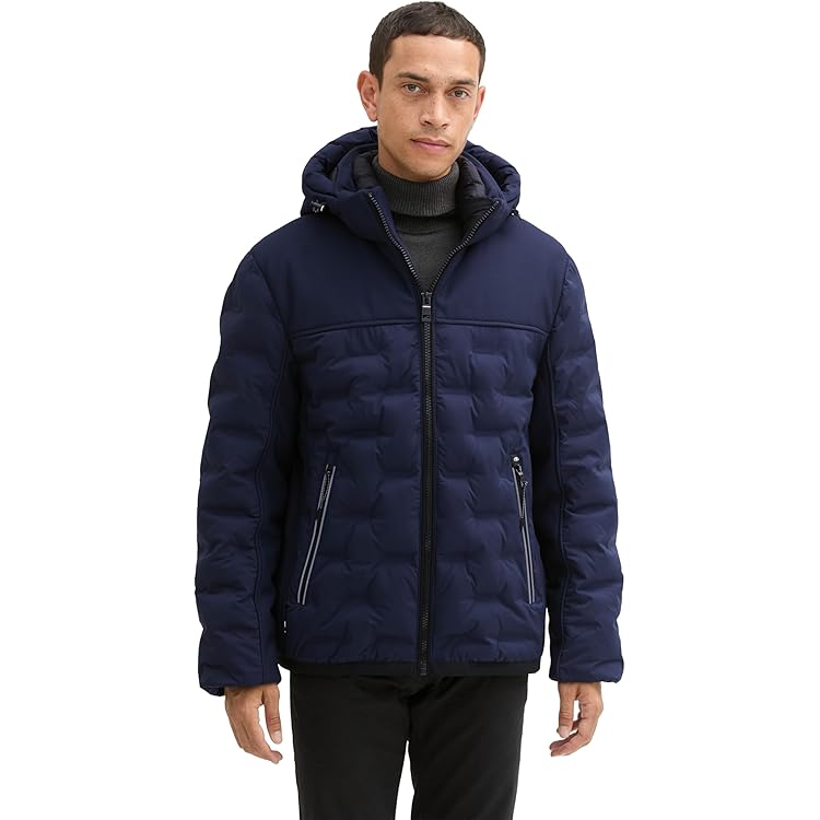 TOM TAILOR Heren 1041321 jas, 10668-Sky Captain Blue, XXL