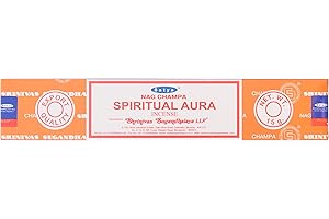 ETHNICITI Satya - Varitas de incienso (15 g, 1 unidad), varios fragancias, diseño de Aura, color blanco