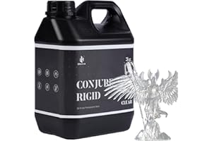 Chitu Systems Conjure Rigid Resin con proprietà di ingegneria per gadget funzionali, stampa resina, basso restringimento per figura articolata, stampa 3D LCD (trasparente, 2000 g)