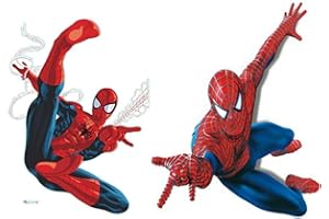 KIBI STORE Kibi 2PCS Stickers Muraux 3D Effect Autocollants Chambre Decor Décoration Sticker Adhesif Mural Géant Répositionnable Stickers Muraux Enfants