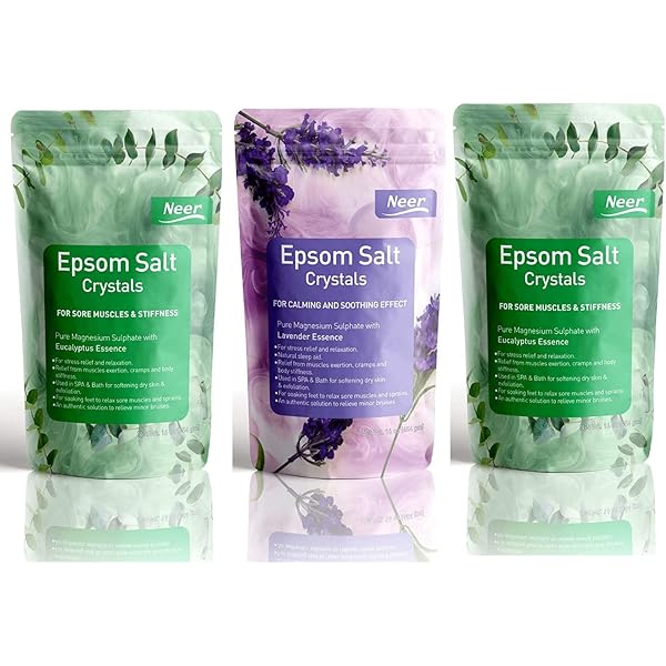 Neer Epsom Salt Naturals Therapy, Mineral Bath Soak (Magnesium
