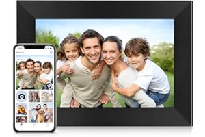 ANNA BELLA WIFI Digital Photo Frame 8 Inch,800 * 1280 IPS Touch Screen Digital Picture Frame,Auto-Rotate Smart Picture Frame,Easy Setup to Share Photos or Videos via Frameo APP