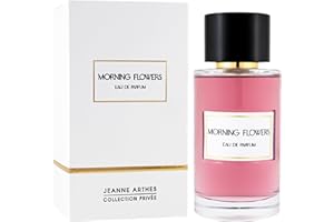 JEANNE ARTHES COLLECTION PRIVÉE JEANNE ARTHES - Collection Privée - Eau de Parfum Morning Flowers - Oriental & Gourmand - Rose, Vanille - Fabriqué en France à Grasse - Flacon Vaporisateur 100 ml