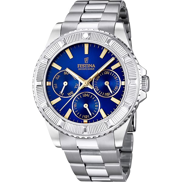 Festina Dameshorloge F20428/1 Outlet behuizing van roestvrij staal 316L zilver, armband van roestvrij staal 316L, zilver, metallic zilver, armband